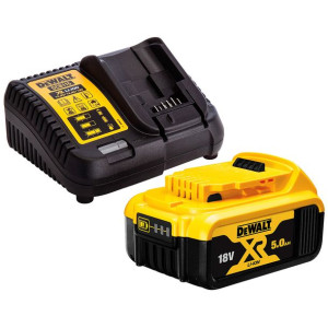 Ładowarka uniwersalna + 1x bateria 18V 5Ah DeWalt