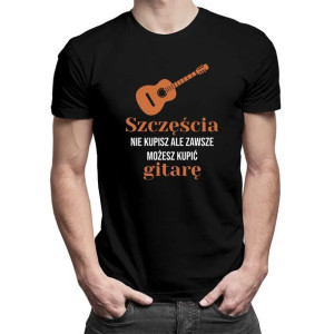 Koszulka dla gitarzysty szczęście T-shirt z nadrukiem prezent