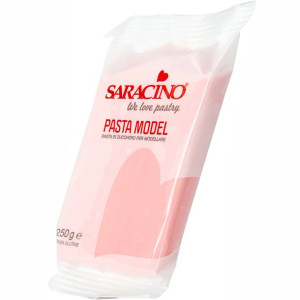 Masa do modelowania figurek Saracino różowa 250g