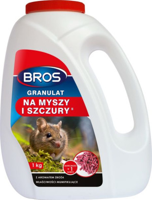 Bros Granulat Na Myszy I Szczury 1kg Trutka