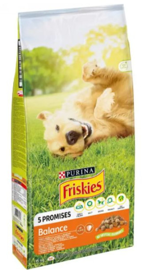 Friskies Balance Karma Dla Psów Z Kurczakiem 15kg