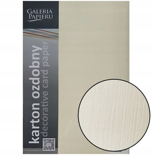 Papier Wizytówkowy Płótno Krem 50szt 120g Galeria