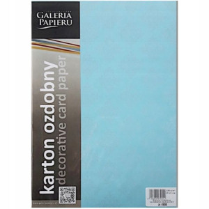 Papier Wizytówkowy Glamour Błękitny 230g 20szt Gal