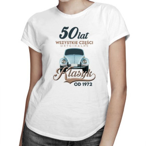 Koszulka klasyk na 50 urodziny 1972 prezent T-shirt z nadrukiem