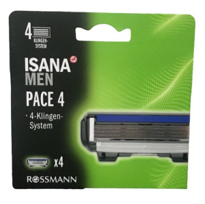 ISANA MEN Pace 4 wkłady do maszynki 4 szt.