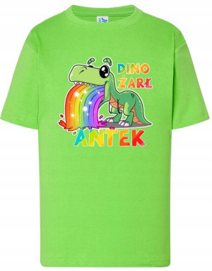 Koszulka 12-14 Dinozaur Dino Dzień Dziecka Y5