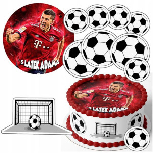 Zestaw Opłatek 25cm + Postacie - Lewandowski +