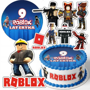 Zestaw Opłatek 24cm + Postacie - Roblox + Gratis