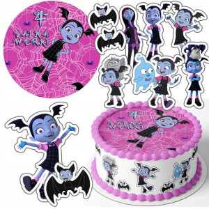 Zestaw Opłatek 24cm + Postacie - Vampirina + G