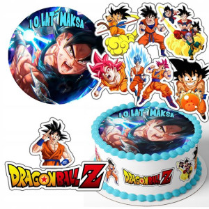 Zestaw Opłatek 24cm + Postacie - Dragon Ball Z +g