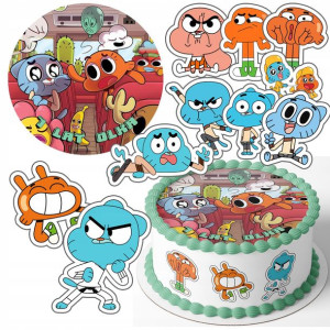 Zestaw Opłatek + Postacie - Gumball + Gratis