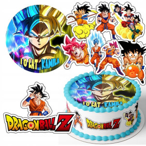 Zestaw Opłatek + Postacie - Dragon Ball Z +g