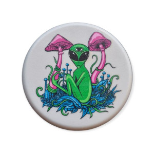 Grinder do suszu Space Alien akrylowy 3 częściowy