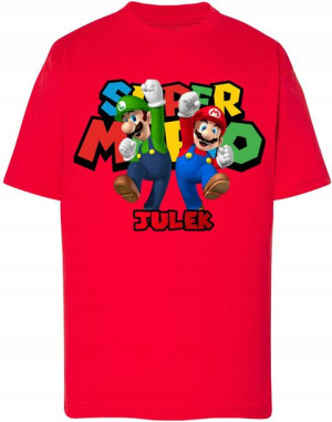 Koszulka 5-6 Mario Bross Dzień Dziecka Y5