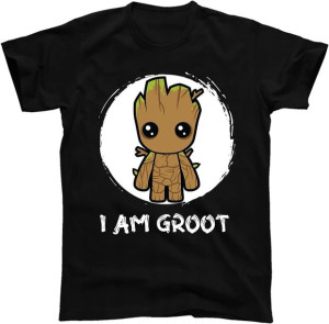 Koszulka 7-8 Avengers Groot +imię Prezent Y4