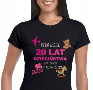 Koszulka Damska 20 30 40 50 Urodziny Prezent Xl Y4