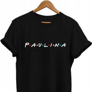 Koszulka T-shirt Friends Twoje Imię Damska M Y3