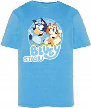 Koszulka 9-11 Blue Bluey Dzień Dziecka Prezent Y5