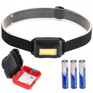 Latarka Czołowa Czołówka Lampka Led Dioda Cob 10w