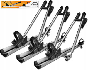 3xUchwyt rowerowy AMOS TOUR bagażnik na rower dach