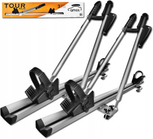 2xUchwyt rowerowy AMOS TOUR bagażnik na rower dach