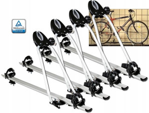 4xuchwyt Rowerowy Na Dach Bagażnik Homar Aluminium
