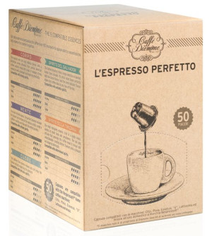 Diemme CUORE (kawa bezkofeinowa) kapsułki do Nespresso - 50 kapsułek