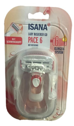 Isana Pace 6 GO mini maszynka do golenia 6 ostrzy
