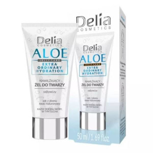 Delia Aloe Jelly Care nawilżający żel do twarzy 50 ml Nowy Delia Cosmetics