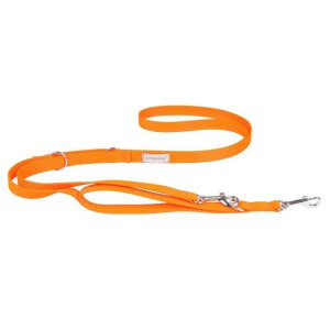 Amiplay Smycz Regulowana 7w1 Samba Rozmiar S 100-200 cm Pomarańczowa