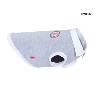 AmiPlay Koszulka Polo Oxford Szara 30 cm