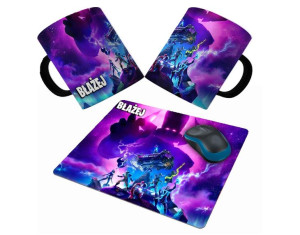 Zestaw Kubek + Podkładka - Fortnite Gra + Imię