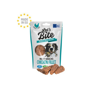 Brit Lets Bite Meat Snacks Chicken Fillet Przekąski Mięsne Dla Psa 300 g