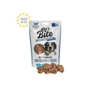 Brit Lets Bite Meat Snacks Lamb Squares Chicken Przekąski Mięsne Dla Psa 80