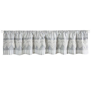 Firana Eurofirany Design91 Clare Sreb+Bia 30 x 150