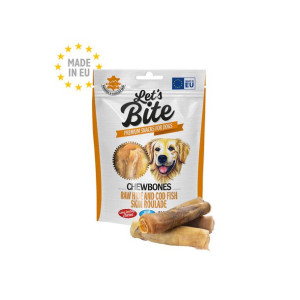 Brit Lets Bite Chewbones Raw Hide & Cod Fish Skin Rolki Do Żucia Dla Psa 13