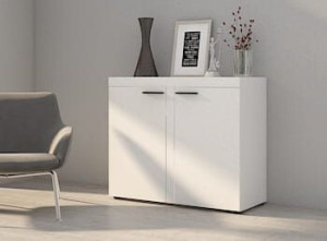Komoda RUMBA 2F biała