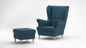 Zestaw King I Fotel+pufa