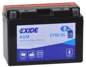 Akumulator Exide Et9b-bs 8ah Yzf-r7 Yzf-r6