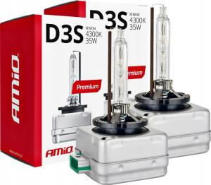 2x Amio Xenon Ksenon Żarniki Palniki D3s 4300k Kpl