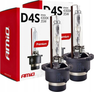 2x Amio Xenon Ksenon Żarniki Palniki D4s 4300k Kpl