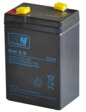 Akumulator Mw Power 6v 5ah Mw 5-6 Agm