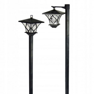 Lampa Led Solarna Latarnia Ogrodowa Zewnętrzna