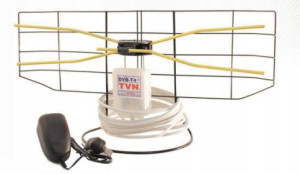 Antena pokojowa do telewizji naziemnej DVB-T Mocna