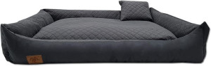 Legowisko  - kanapa, łóżko, sofa dla psa 120 cm x 80 cm. - GRAFIT