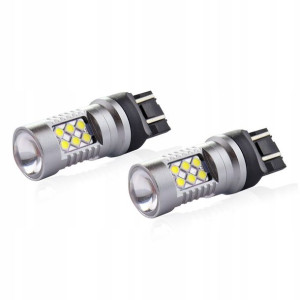 Żarówki LED W21 5W 12/24V Postojowe Dzienne Mocne