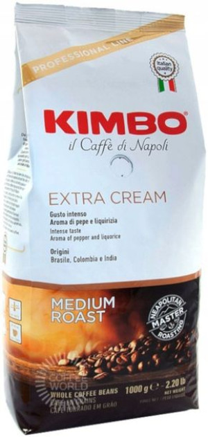 Kawa ziarnista KIMBO EXTRA CREAM 1kg