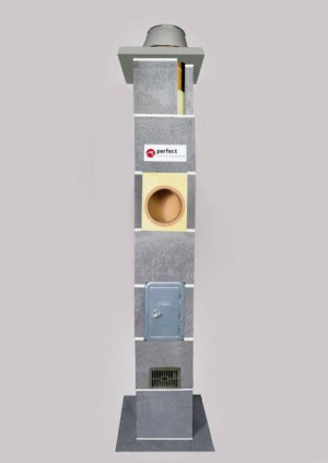 Komin systemowy ceramiczny fi200 8m do każdego rodzaju paliw