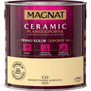Magnat Ceramic BURSZTYNOWA KOMNATA C22 2.5L Plamoodporna Zmywalna Ceramiczn