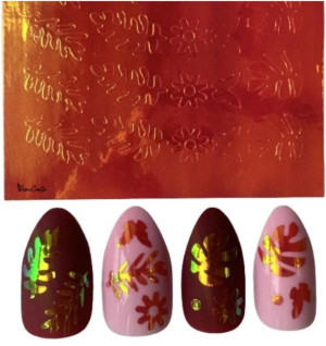 Naklejki Do Paznokci Samoprzylepne Holograficzne